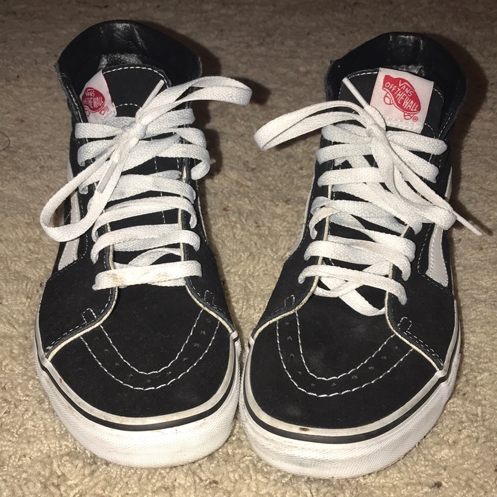 black high top vans